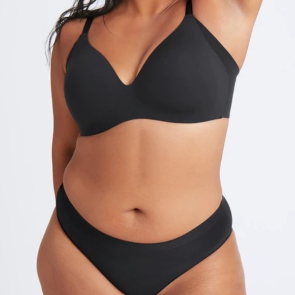 BNWT Knix Wingwoman Contour Bra Black 8+ E F Cup - Picture 4 of 14